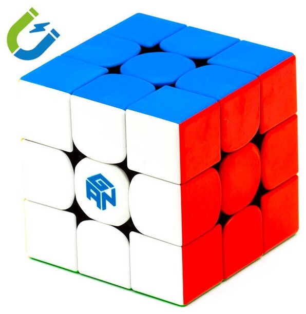 Кубик Рубика Gan 356 M Lite 3x3 разноцветный