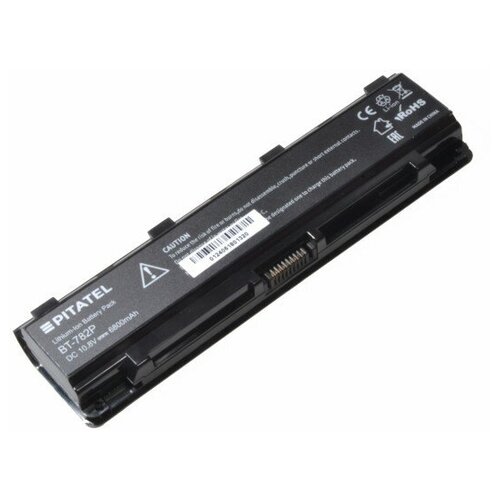 фото Аккумуляторная батарея усиленная pitatel для ноутбука toshiba satellite c50-a 10.8v (6800mah)