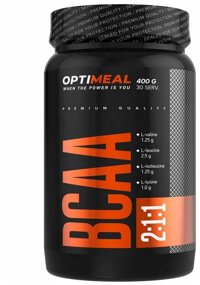 OptiMeal BCAA 400 гр (Апельсин)