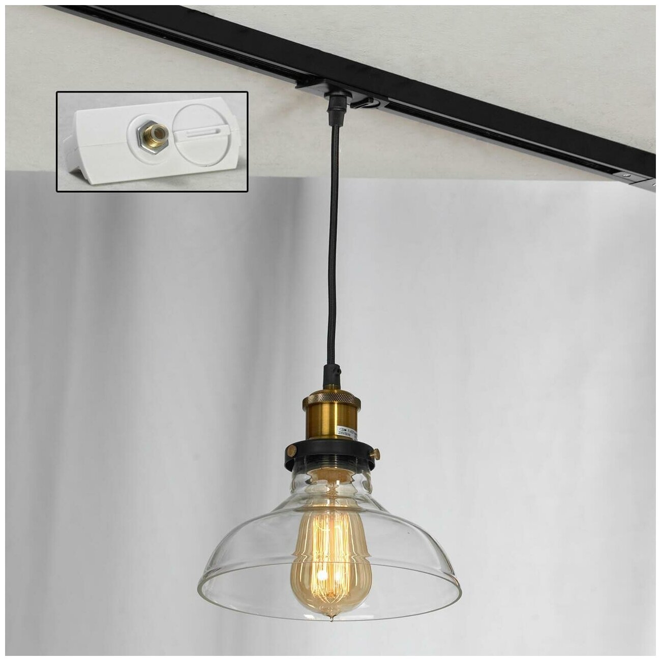 Lussole Loft Трековый светильник однофазный Lussole LOFT Track Lights LSP-9606-TAW