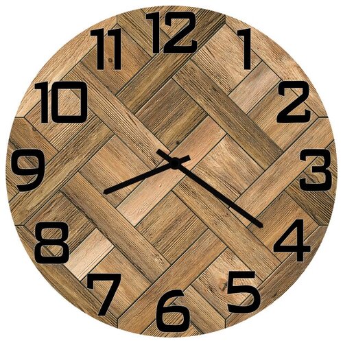 фото Svs настенные часы svs 3002995 паркет