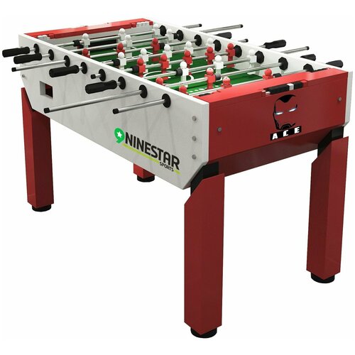 фото Игровой стол - футбол weekend billiard company «nine star iron men» (151 x 82 x 42 см, красный)
