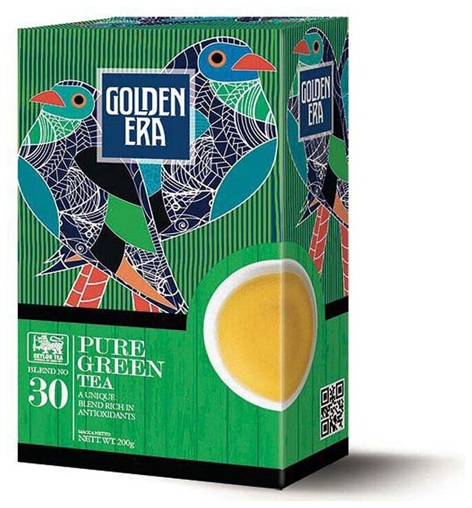 Golden Era Чай Ceylon Green Tea PEKOE зеленый 200 г
