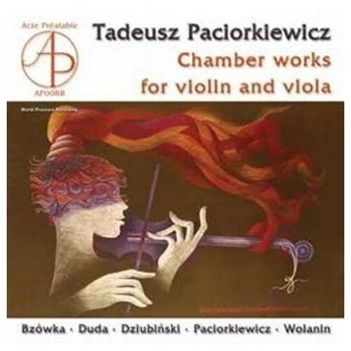 компакт диски tzadik hemingway gerry chamber works cd AUDIO CD PACIORKIEWICZ, T. - Chamber Works For Violin And Viola