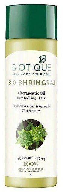 Масло против выпадения волос Бринградж (Therapeutic Oil For Falling Hair) Biotique, 120 мл