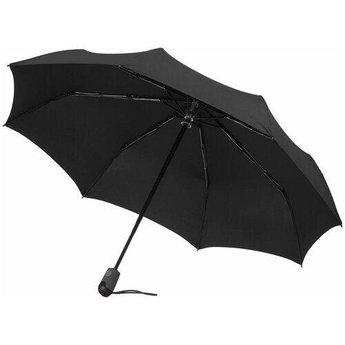 Мини-зонт Knirps, черный мини зонт 4 seasons автомат 3 сложения купол 96 см 8 спиц черный