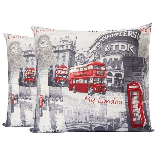 фото Набор из 2-х наволочек, бязь"всё себе"; дом лорда; размер: 70 х 70