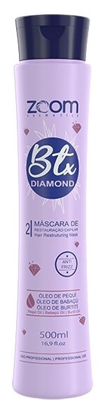 ZOOM cosmetics Ботокс BTX Diamond, 650 г, 500 мл, бутылка