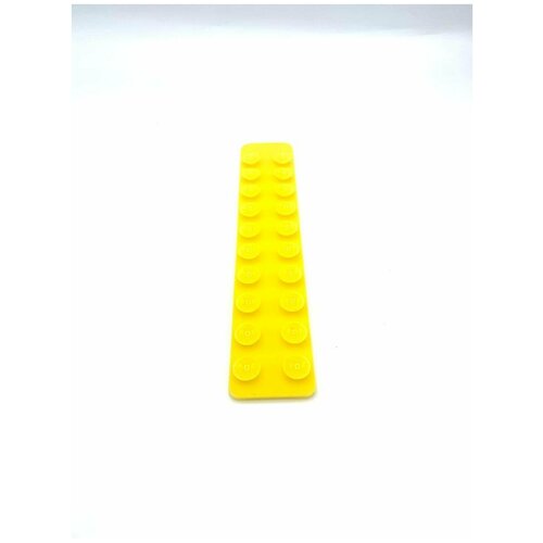 фото Игрушка - антистресс-липучка с присосками желтый 15 см, игрушка антистресс сквидопопс китай