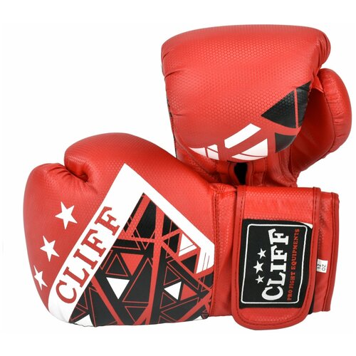 Перчатки бокс American Crystal (PU) 8 oz цвет: красный