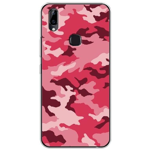 фото Силиконовый чехол "багровый камуфляж" на vivo vivo y85 / виво y85 case place