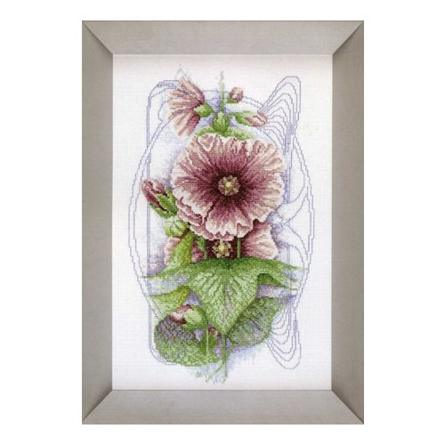 фото Набор для вышивания lanarte pn-0008220 bristly hollyhock
