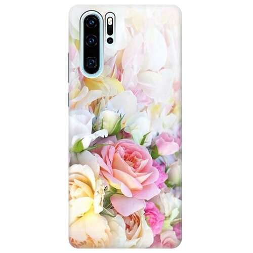 Cиликоновый прозрачный чехол ArtColor для Huawei P30 Pro с принтом Нежные розы cиликоновый прозрачный чехол artcolor для xiaomi redmi 5 plus с принтом нежные розы