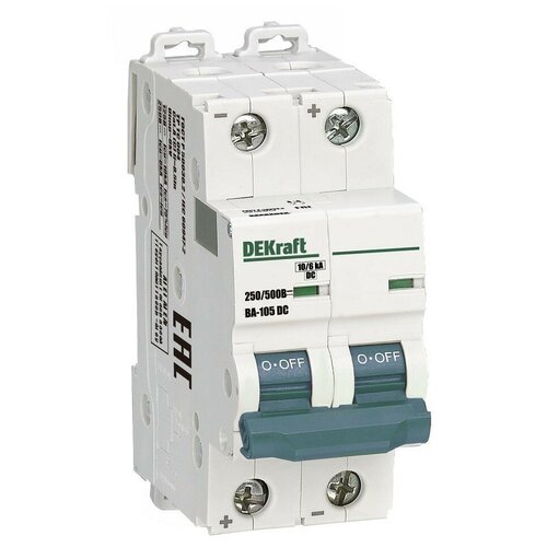 Авт. выкл. 2P 10A х-ка C 500В DC ВА-105, SCHNEIDER ELECTRIC 13390DEK (1 шт.)