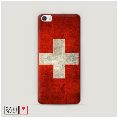 фото Чехол пластиковый xiaomi mi5 флаг швейцарии case place
