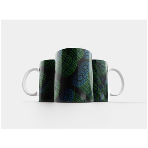 фото Кружка "задний план, цилиндр, 3d" 320 мл lotsprints