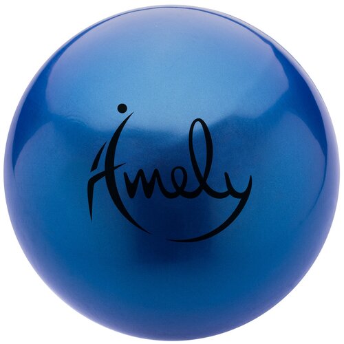 фото Мяч для художественной гимнастики agb-301 15 см, синий amely