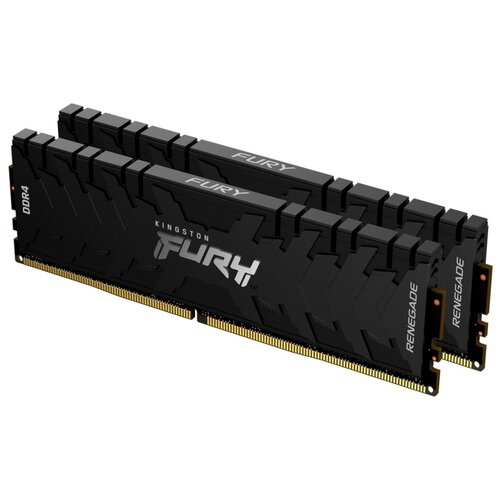 Оперативная память Kingston FURY Renegade 32 ГБ (16 ГБ x 2 шт.) DDR4 3200 МГц DIMM CL16 KF432C16RB1K2/32 модуль памяти kingston fury renegade ddr4 dimm 3600mhz pc 28800 cl16 32gb kit 2x16gb kf436c16rb1ak2 32