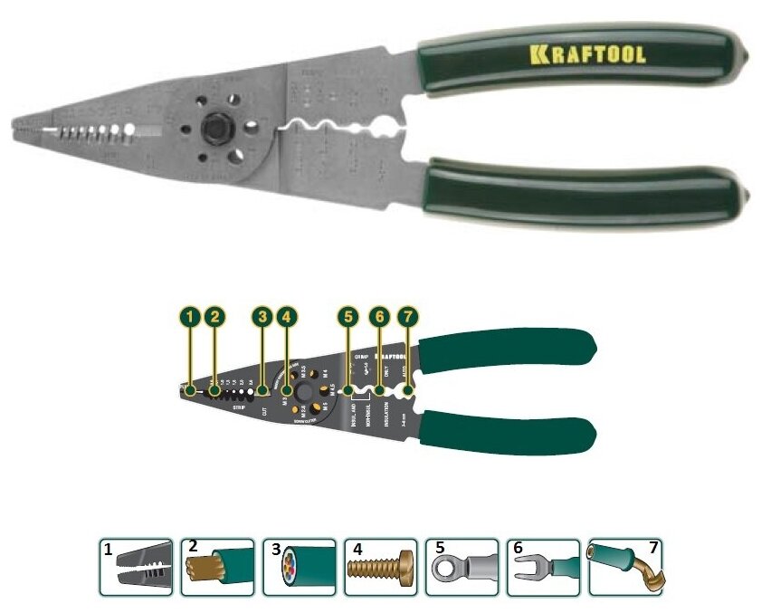 Электропассатижи KRAFTOOL"INDUSTRIE" 22664