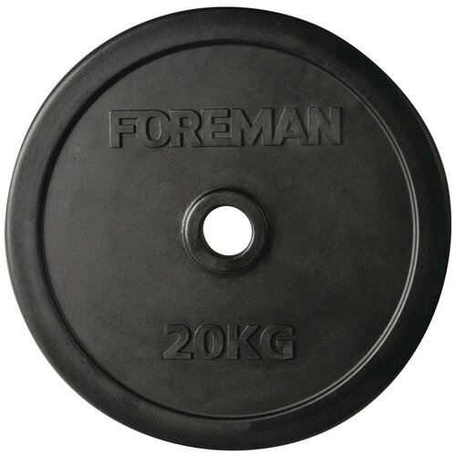 Диск олимпийский Foreman RUBO-25KG черный