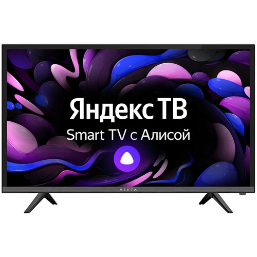 фото Телевизор vekta ld-24sr4815bs 23.6" (2021) на платформе яндекс.тв, черный