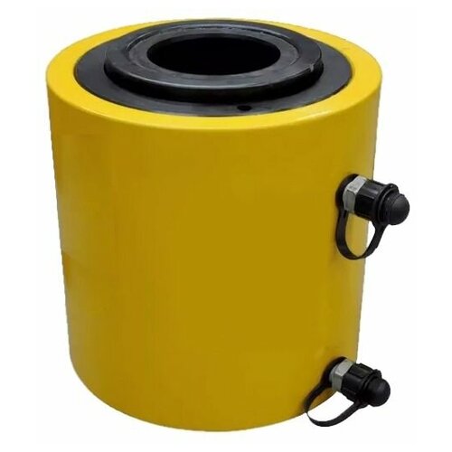 Домкрат гидравлический TOR ДП100Г100 (HHYG-100100KS), 100 т с полым штоком