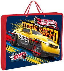 Папка на молнии А3 Hot Wheels, HWEB-US1-BPA3, для мальчиков. 34 х 46 х 2,6 см.