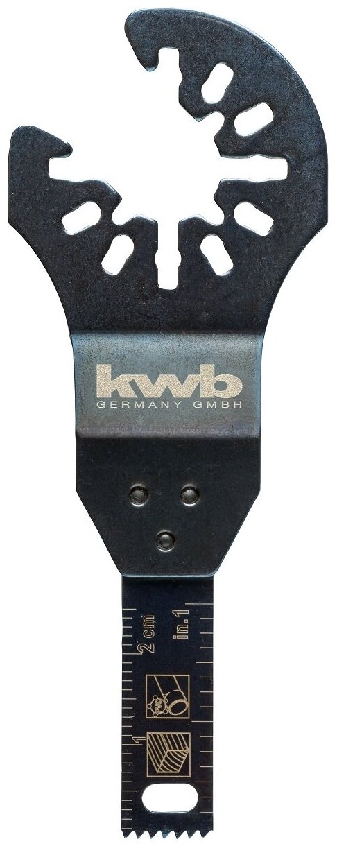 полотно пильное KWB для PMF по дереву прямое 10х28мм - фото №1
