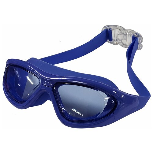 фото B31536-1 очки для плавания взрослые полу-маска (синий) hawk