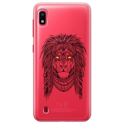 фото Ультратонкий силиконовый чехол-накладка для samsung galaxy a10 с 3d принтом "grand leo" gosso