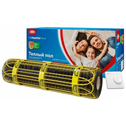 Мат нагревательный Национальный комфорт 2НК 450 Вт30 квм Мастер с терморегулятором 2228659 8644₽
