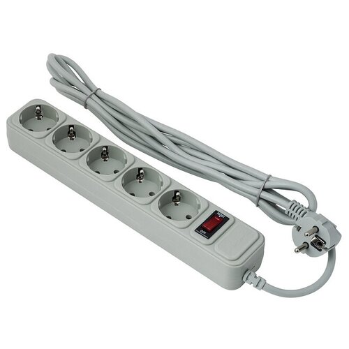 Сетевой фильтр ExeGate 5 Sockets 1.8m Grey SP-5-1.8G 221173