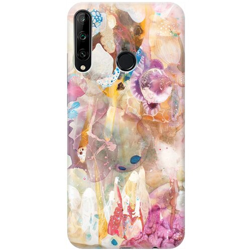 фото Re:pa накладка transparent для huawei p40 lite e / honor 9c с принтом "радость весны"