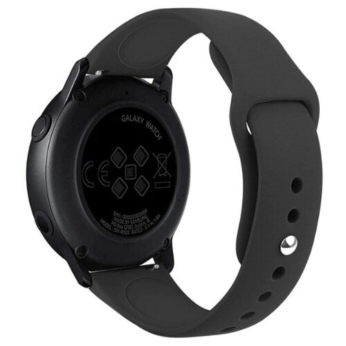 Силиконовый ремешок для Samsung Galaxy Watch 3 45 мм/huawei watch GT2 46 мм/Gear S3, для Amazfit GTR 47 мм, 22 мм, (Черный)