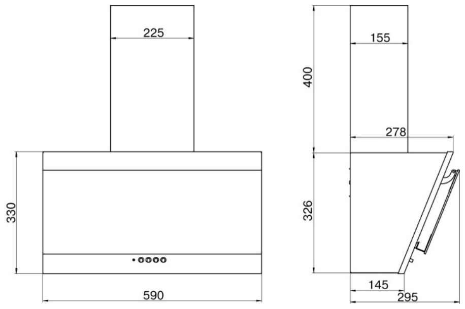 Кухонная вытяжка Elikor Титан 60Н-430-К3Д нерж/черный - фотография № 2