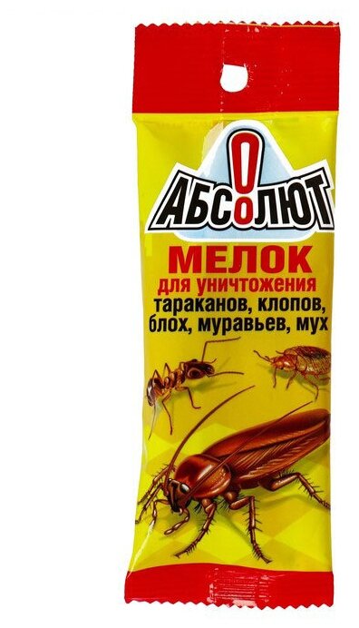 Мелок для уничтожения насекомых (тараканов клопов блох муравьев мух) 1 шт