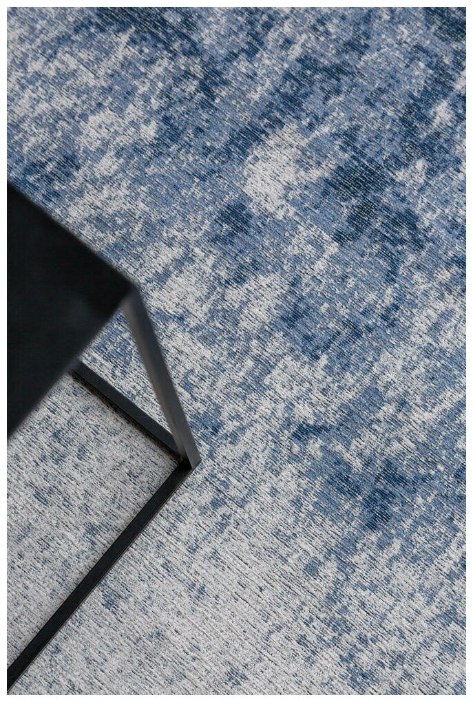 Ковер на пол 160х230 в гостиную в спальню в детскую комнату ковер безворсовый напольный CosyRoom MODENA HECTOR синий серый современный - фотография № 10