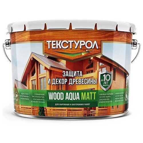 фото Защита и декор древесины текстурол wood aqua matt 2.5 л дуб
