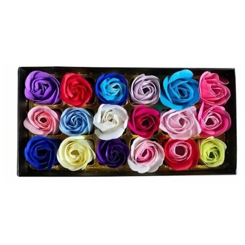 фото Подарочный набор на новый год - декоративное мыло "soapy flower