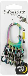 Брелок для ключей NITEIZE BigFoot Locker KeyRack Spectrum