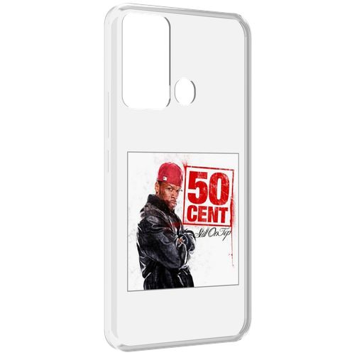 Чехол MyPads 50 Cent - Still On Top для Infinix Hot 12i задняя-панель-накладка-бампер