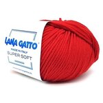 Пряжа Lana Gatto Super Soft, 100 % мериносовая шерсть, 50 г, 125 м, 1 шт. - изображение