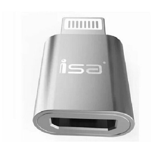 Переходник Micro USB на Apple Lightning 8- Pin, ISA