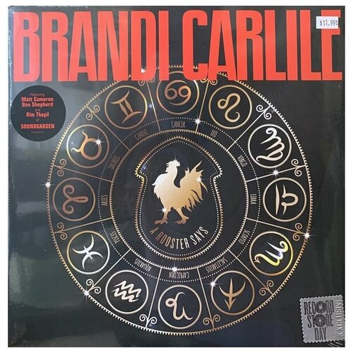 CARLILE, BRANDI A ROOSTER SAYS RSD2020 Limited Black Hole Sun Colored Vinyl 2 Tracks 12 винил поп wm brandi carlile in these silent days limited colored vinyl gatefold