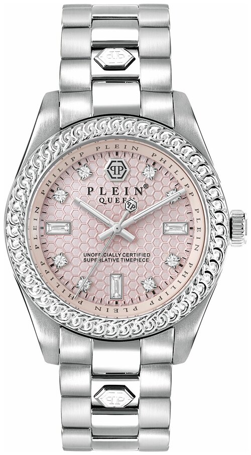Наручные часы PHILIPP PLEIN, розовый, серебряный