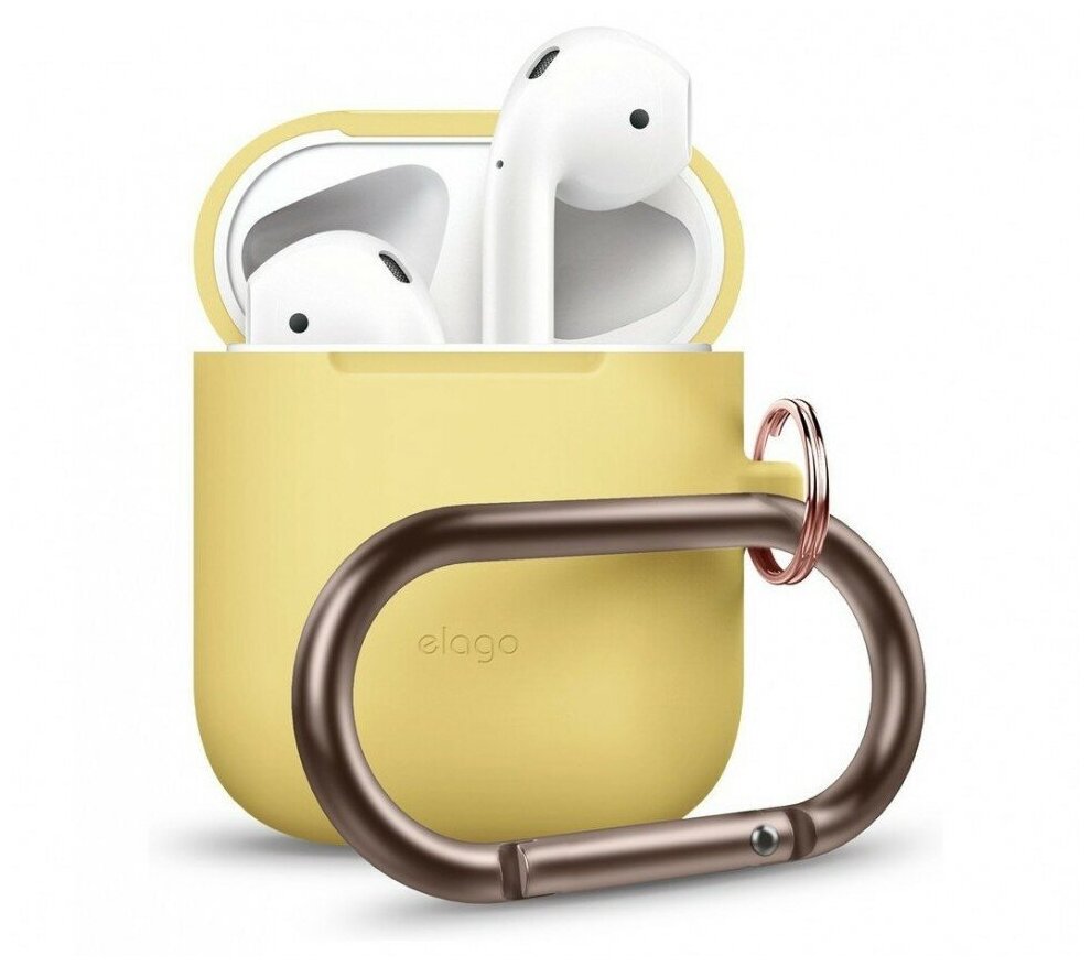 Elago для AirPods чехол Hang case Yellow