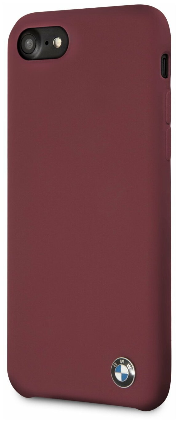 Чехол CG Mobile BMW Signature Liquid Silicone Hard для iPhone 7/8/SE 2020, Красный