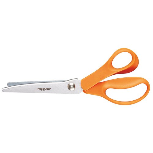 Ножницы Fiskars 1005130 Classic универсальные 230мм ручки пластиковые нержавеющая сталь серебристыйоранжевый