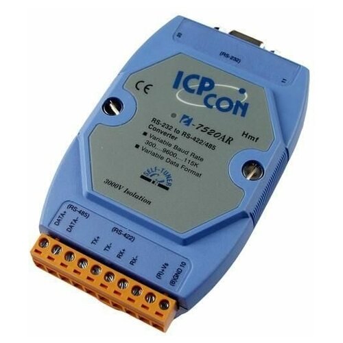 Преобразователь ICPDAS I-7520AR CR конвертор rs 232 rs 485 hb 485a 6pin