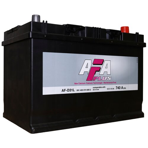 Аккумулятор автомобильный AFA AF-D31L 91Ач 740A